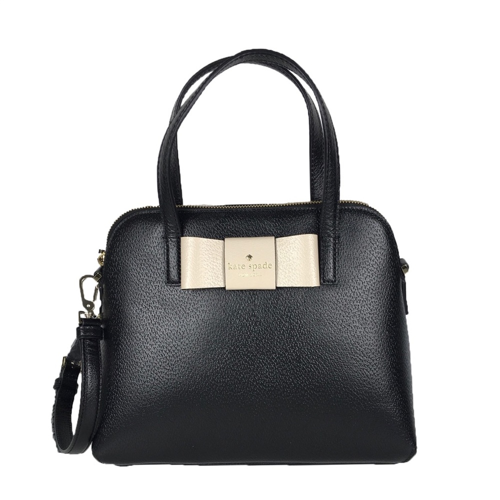 Kate Spade Black and Cream Satchel